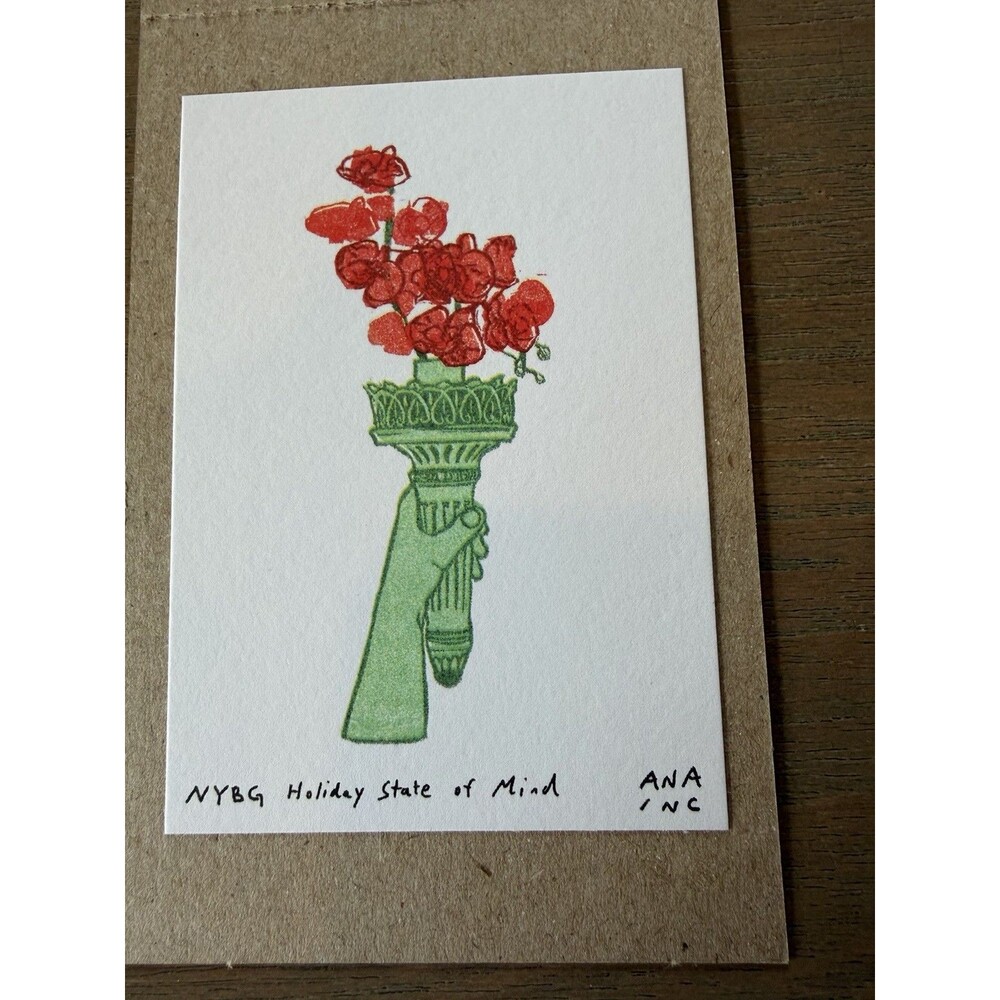 Ana Inciardi Mini Print NYBG Holiday State Of Mind 2026 Orchid Show Exclusive